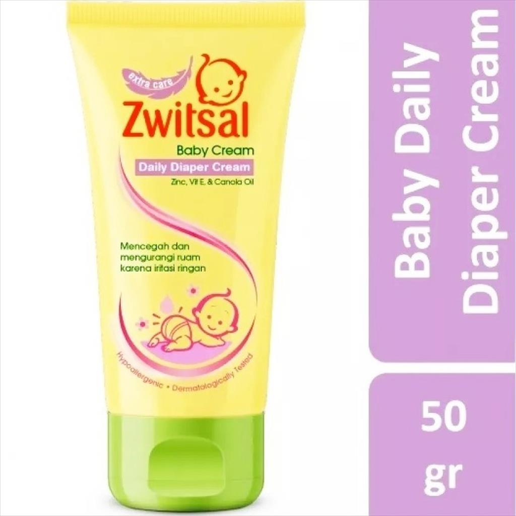 Jual Zwitsal Baby Cream Daily Diaper Cream With Zinc 50 Gr Shopee