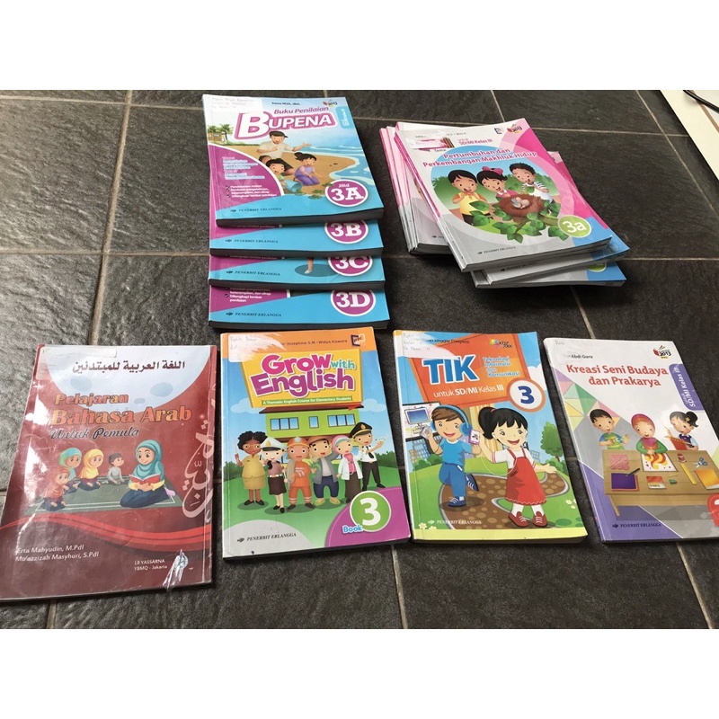 Jual Preloved buku TEMATIK kelas 3(3a3h),