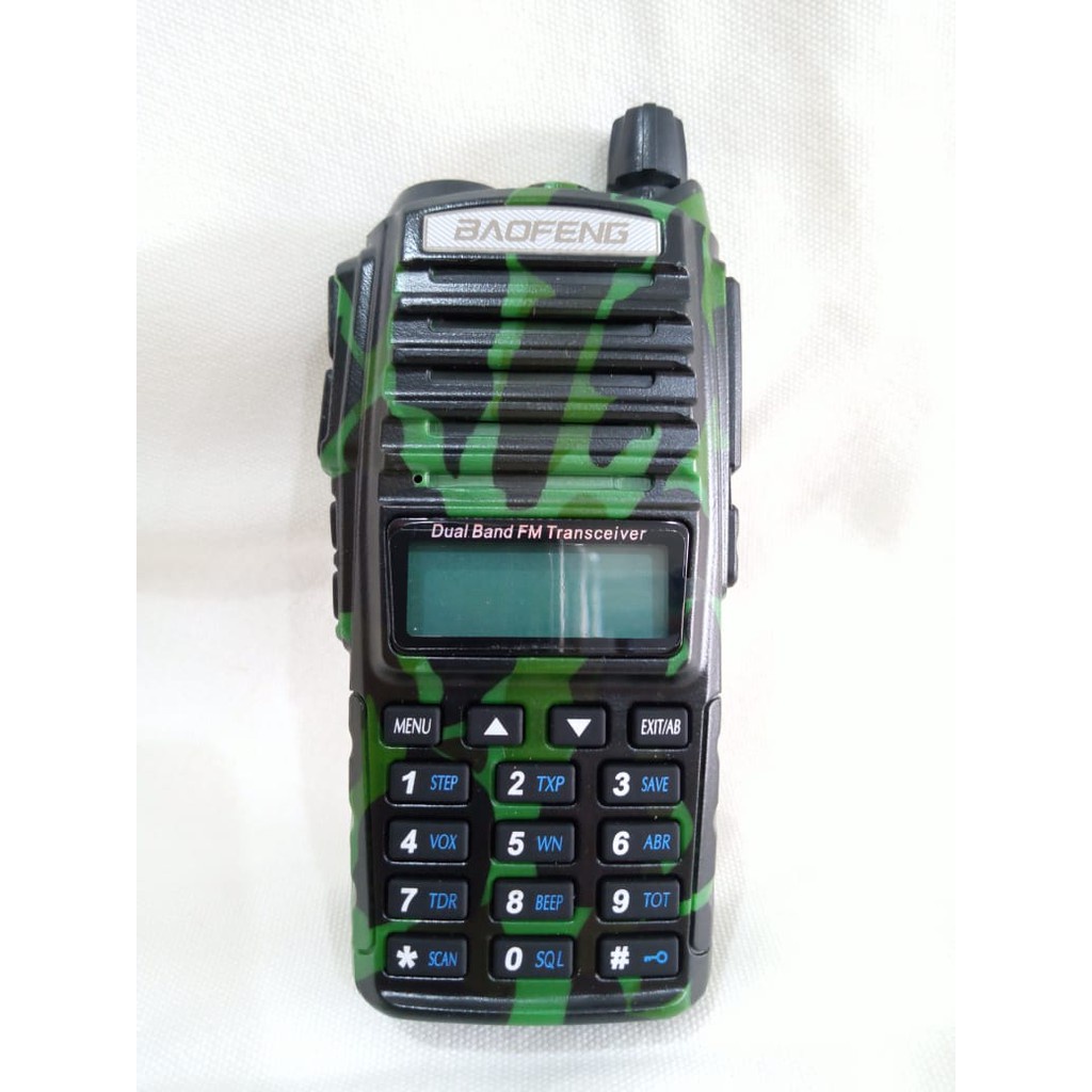 Jual HT Baofeng UV 82 Army 5 Watt, Loreng Doreng Tentara Abri Hijau ...