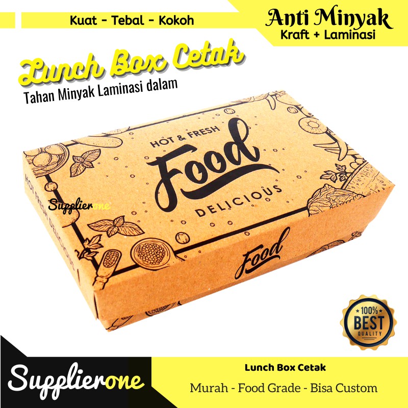 Jual Lunch Box Paper Paper Lunch Box Lunch Box Lunch Box S M L Kemasan Ayam Geprek