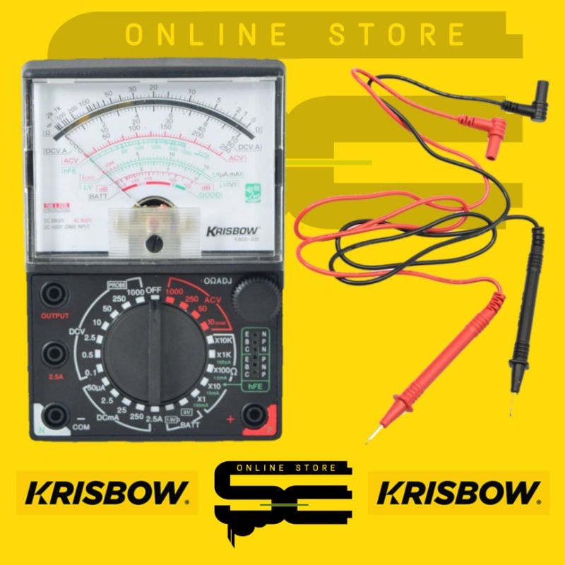 Jual KRISBOW Alat Ukur Arus/Multimeter Analog Shopee Indonesia