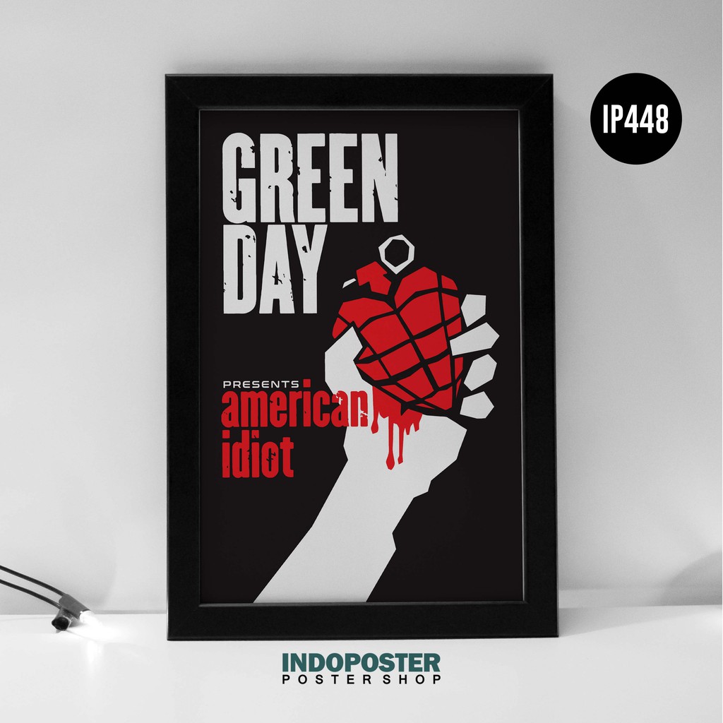 Jual Poster Green Day American Idiot Cover Album A3 45x30cm Shopee