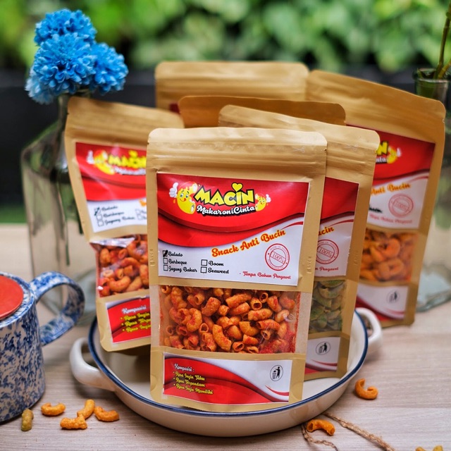 Jual Makaroni Crispy Makaroni Cinta rasa Balado | Shopee Indonesia