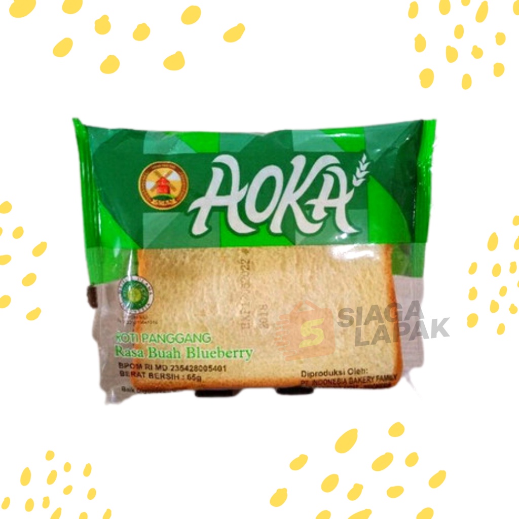 Jual Roti Panggang Aoka All Varian Mix Rasa 65gr Shopee Indonesia