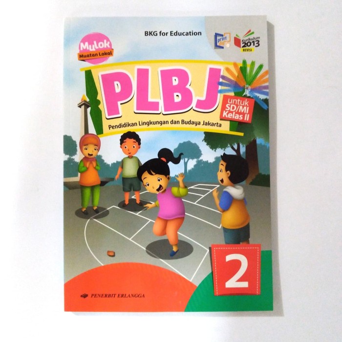 Jual BUKU PLBJ MULOK K13N UNTUK SD/MI KELAS 2 ERLANGGA | Shopee Indonesia