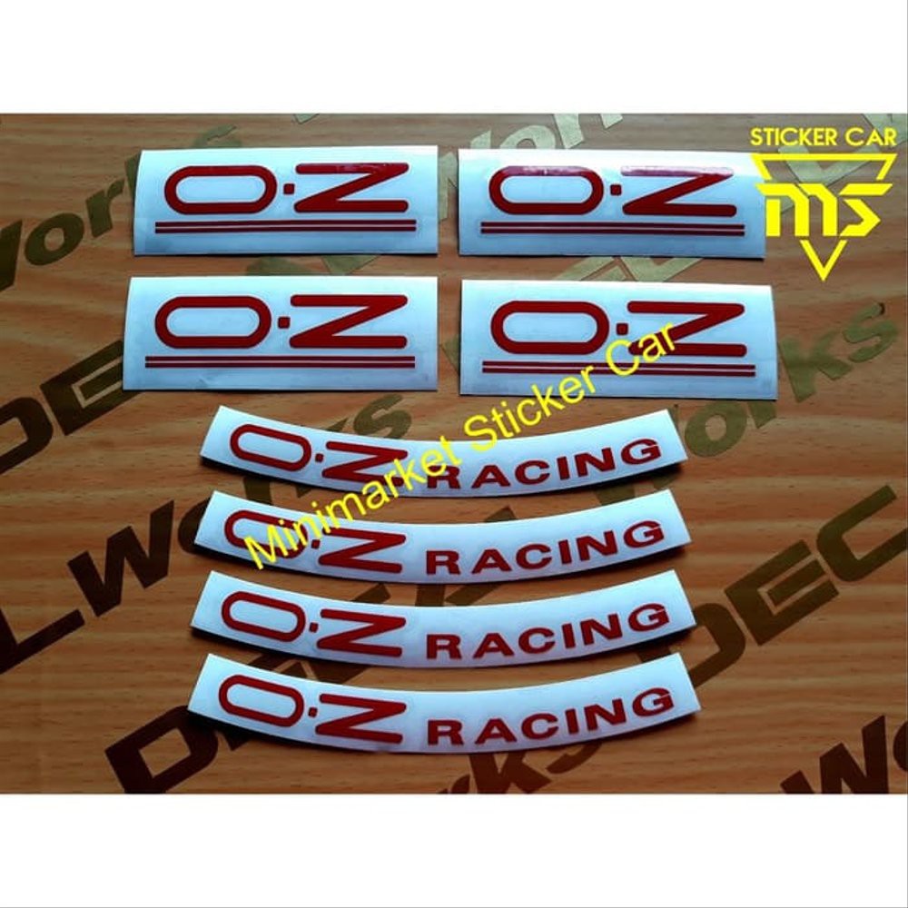 Jual stiker oz racing sticker oz racing velk ring 8pcs | Shopee Indonesia