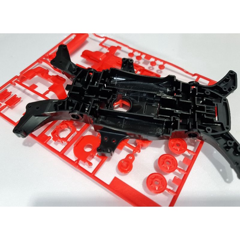 Jual Chassis ma + gearbox tamiya merah hitam Shopee Indonesia