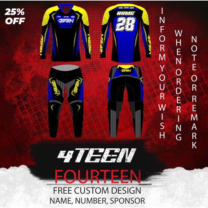 Jersey 2024 motocross custom