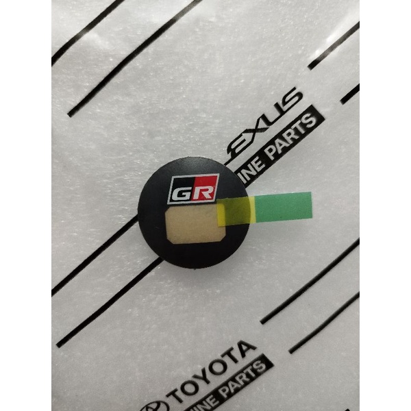 Jual Sticker GR Emblem GR Start Stop Engine Button Fortuner Yaris ...
