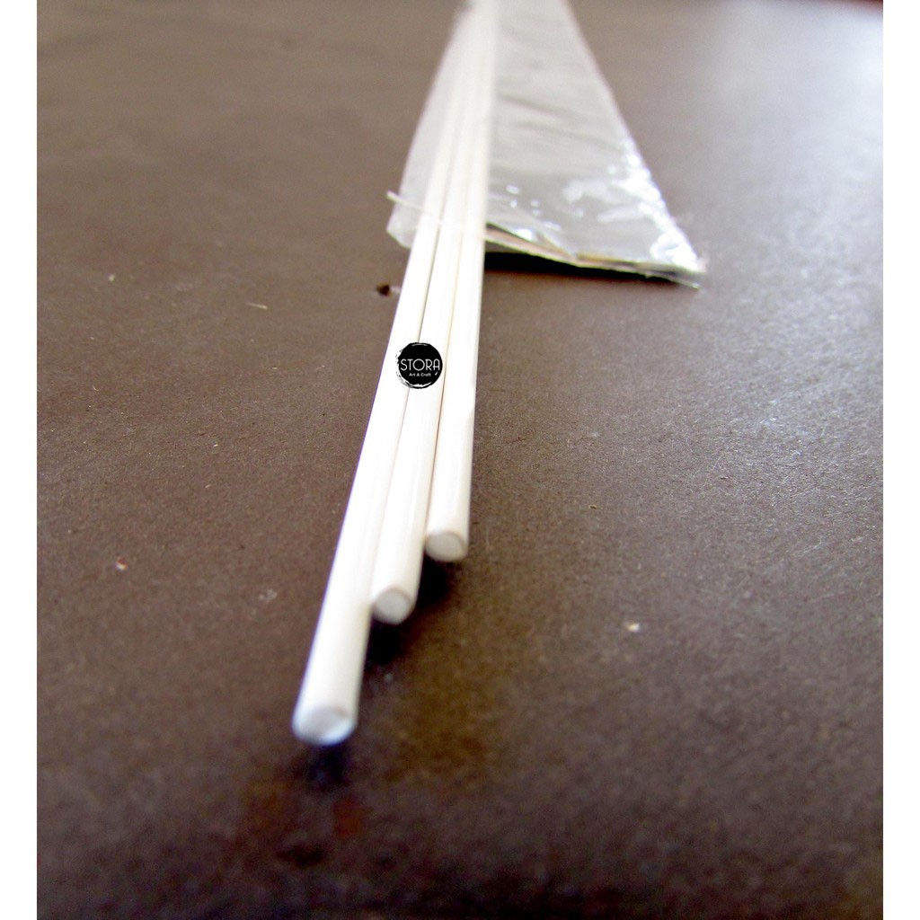 Jual Pipa PVC Bulat Padat 2mm Bahan Maket Diorama Stick Stik 2 mm Per ...