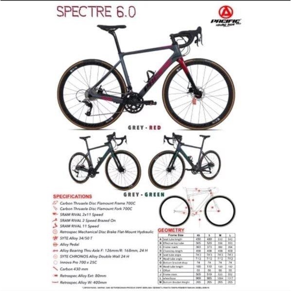 Jual SEPEDA RB SPECTRE 6.0 6 0 PACIFIC CARBON NOT TREK SPECIALIZED ...