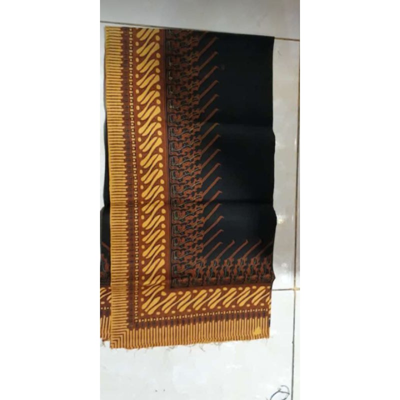 Jual Kain Udeng Segi empat Batik - Kain Motif Batik Modang Coklat ...