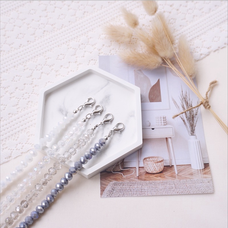 Jual CONNECTOR MASKER PLAIN (PENGAIT MASKER) - WHITE EDITION | Shopee ...