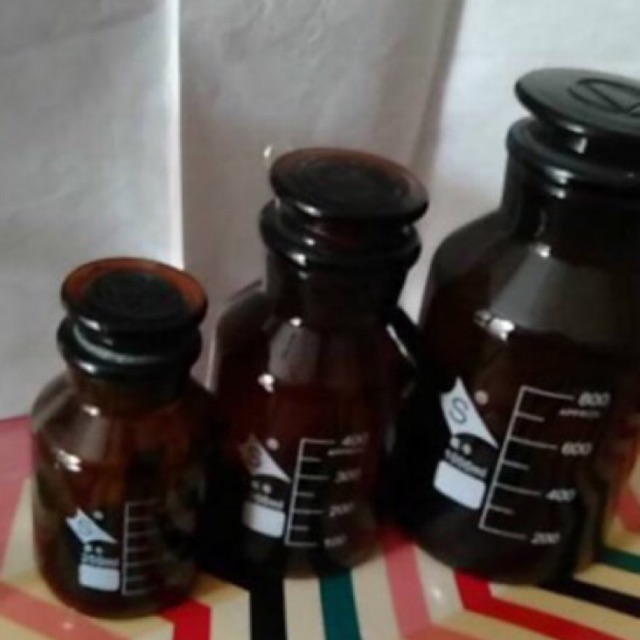 Jual Botol reagen bulat RRC 1L,500ml,250ml | Shopee Indonesia
