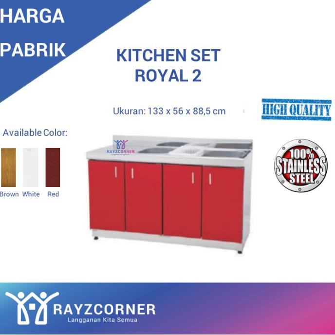 Jual Kitchen Set Lemari Dapur Royal Deluxe Royal 2 Kitchen Set Rak   0ce31a0bd8791e0bcf7afdeb4e758aeb