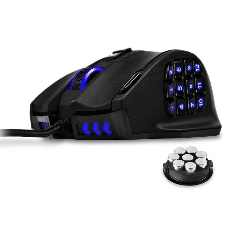 Jual Utech Venus RGB MMO wired gaming mouse Shopee Indonesia