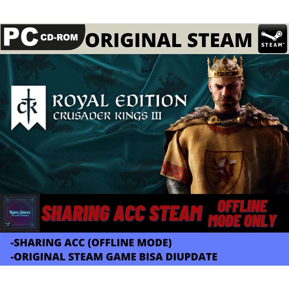 Jual Crusader Kings III / Crusader King 3 Royal Edition PC Game Sharing ...