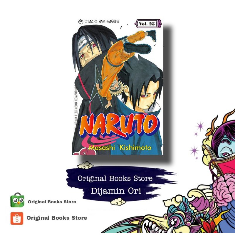 Jual Komik Naruto Vol 25 Original Segel Shopee Indonesia