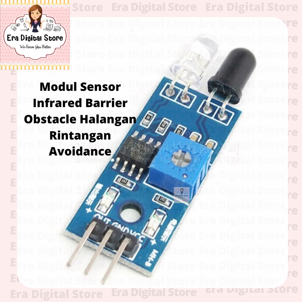 Jual Modul Sensor Infrared Barrier Obstacle Halangan Rintangan ...