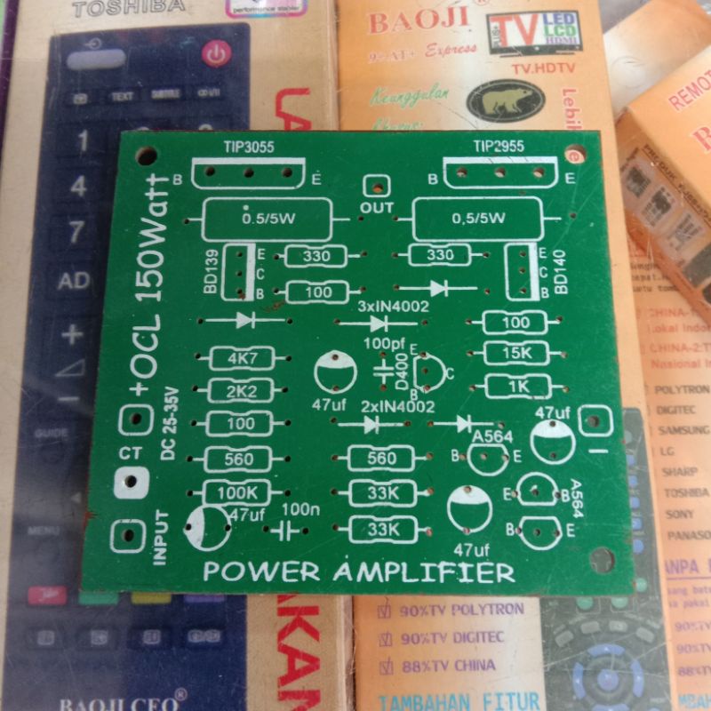 Jual PCB Amplifier OCL 150 watt mono | Shopee Indonesia