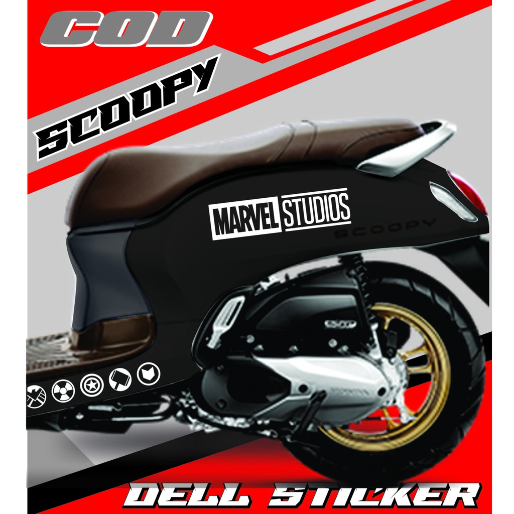 Jual Stiker scoopy MARVEL STUDIO Sticker scoopy terbaru 2017-2021 ...