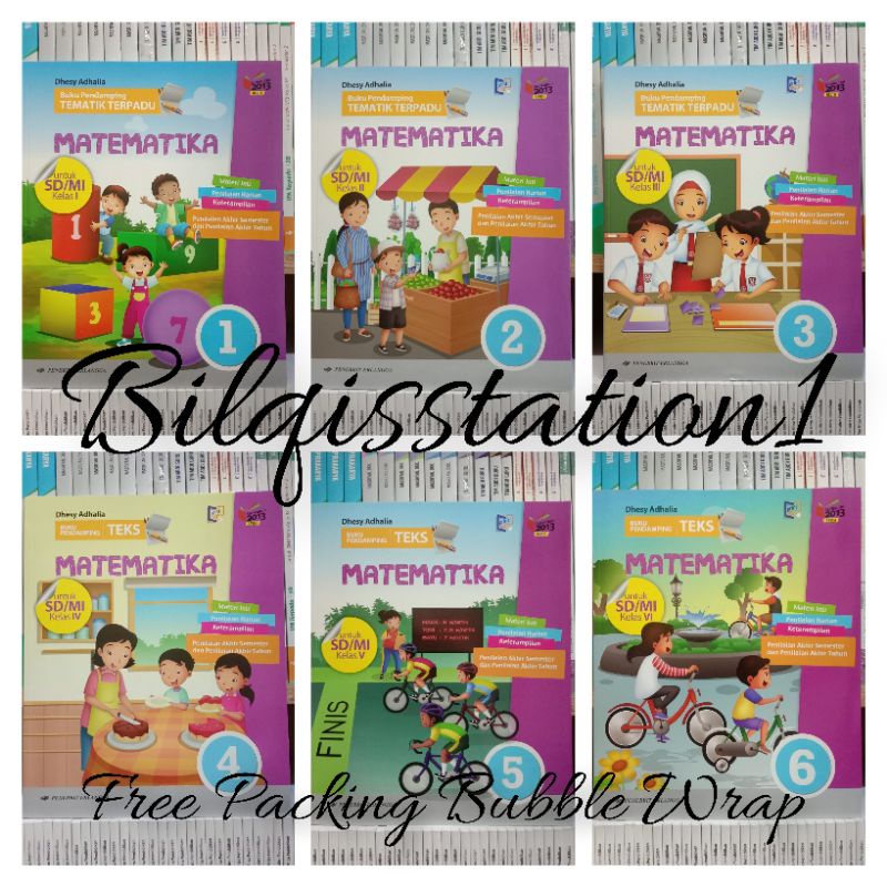 Jual Buku Buping Matematika Kelas 1 2 3 4 5 6 SD K13 Revisi Erlangga ...