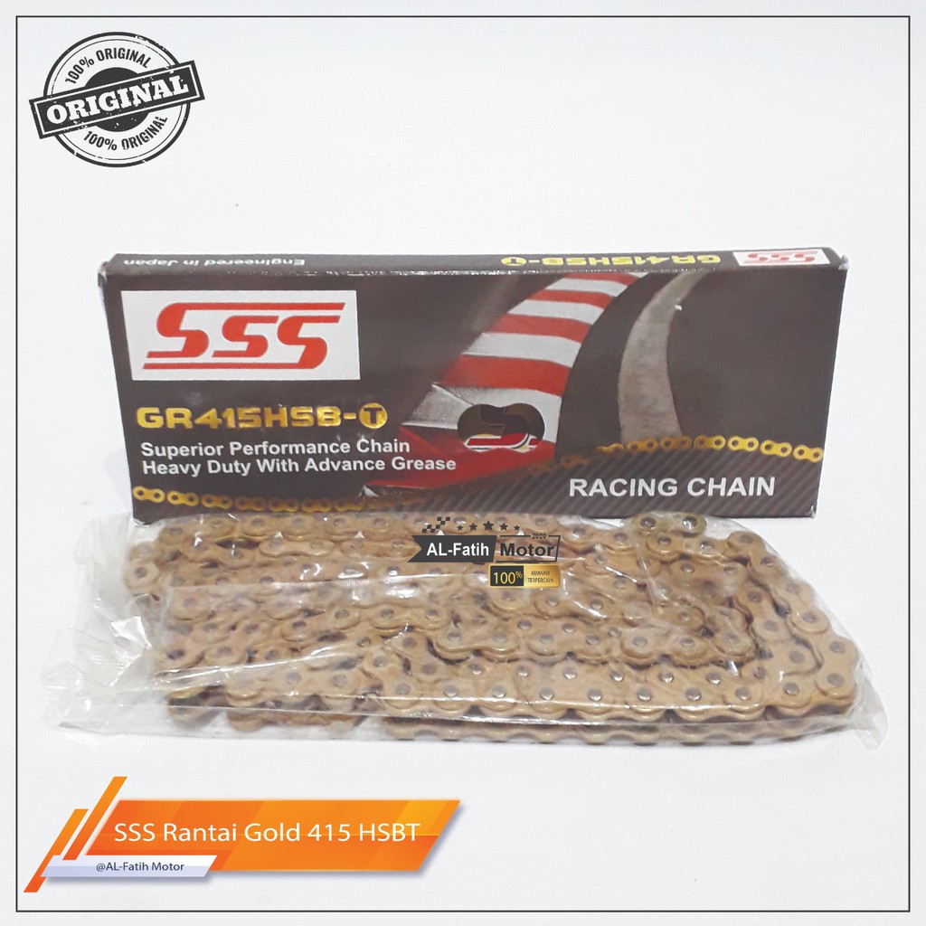 Jual Rantai Sss Gold Hsbt Ukuran 415 428 Panjang 110 120 130 140 Type