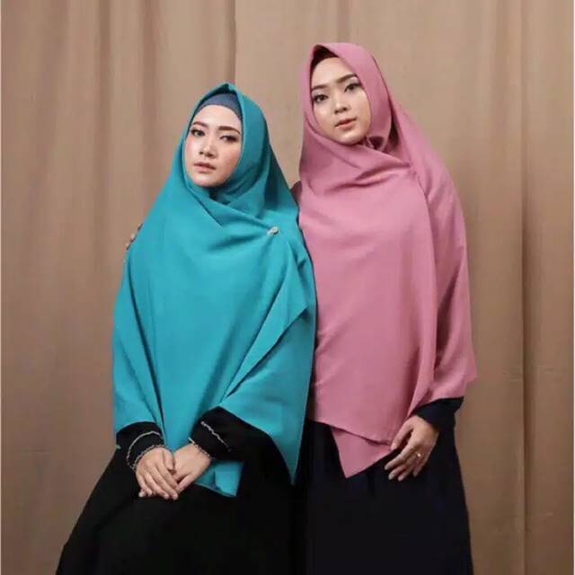 Jual WOLFIS HIJAB JILBAB SEGI EMPAT SYARI BAHAN WOLFIS || Jilbab