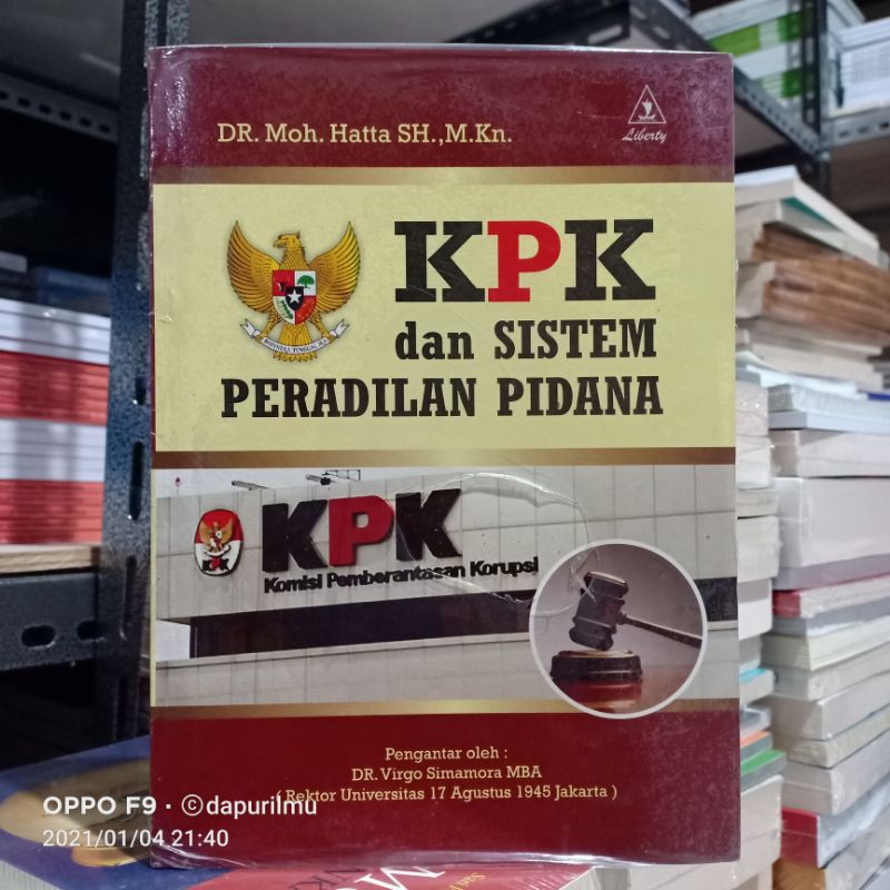 Jual Buku Original: KPK Dan Sistem Peradilan Pidana ( KPK DAN SISTEM ...