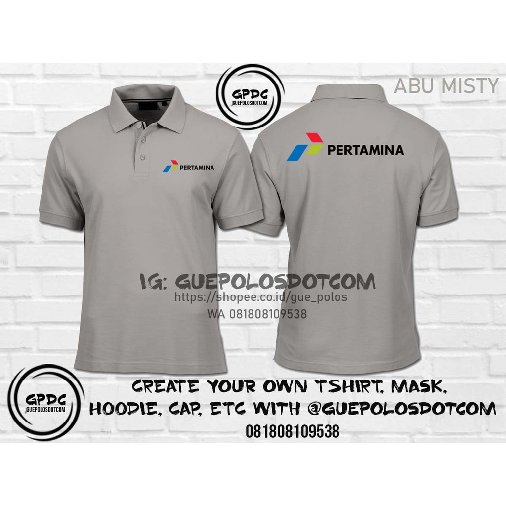 Jual Baju Kaos Polo Tshirt Pertamina Bumn Kaos Pertamina Bumn