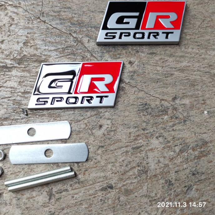 Jual Limited Satu Buah Emblem Logo Gr Sport Tempel Dan Gr Sport Jepit