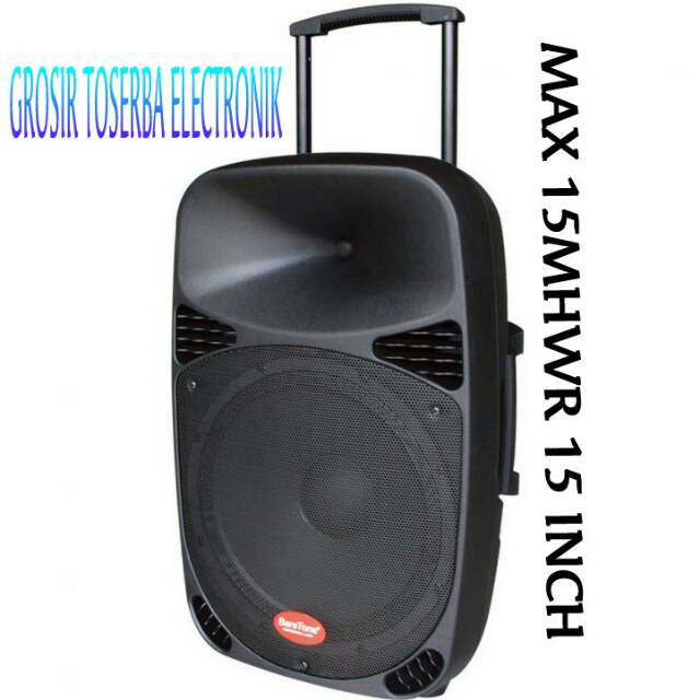 Jual Speaker Akrif 15 Inch Portable Baretone Max15mhwr Shopee Indonesia