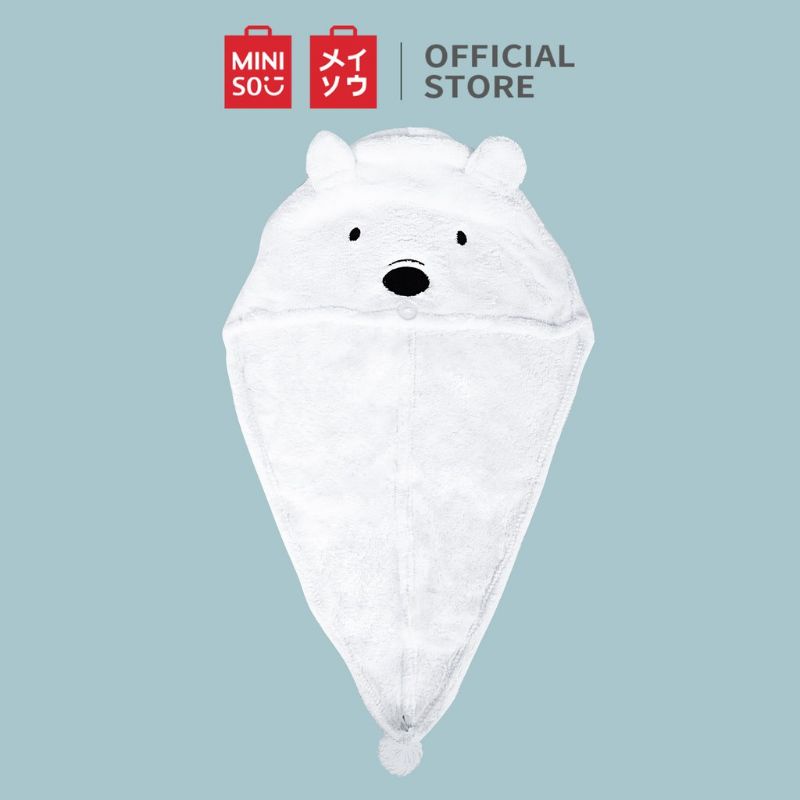 Jual MINISO X WE BARE BEARS! 3WRN. HAIR DRYING TOWEL Snoopy / WBB ...