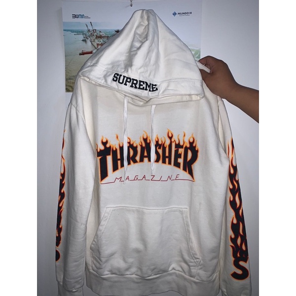 Jual Hoodie thrasher x supreme Shopee Indonesia