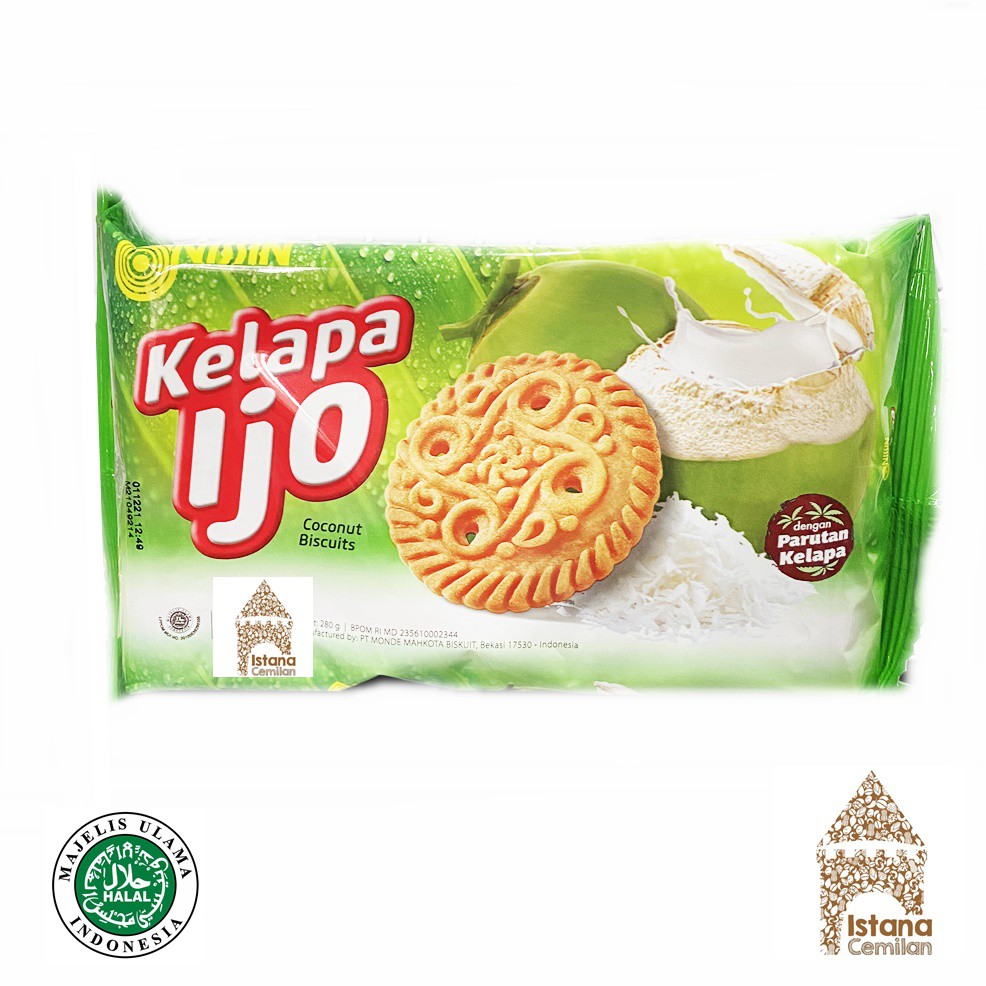 Jual Nissin Biskuit Kelapa Ijo 280 Gram Shopee Indonesia