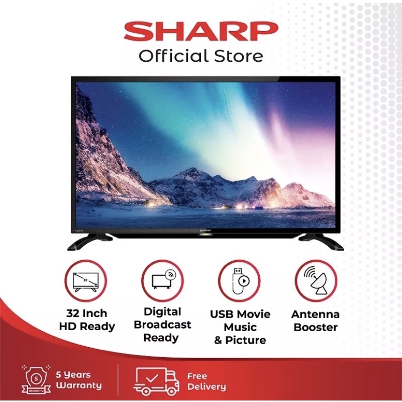 Jual SHARP LED TV 32 Inch HD Digital - 2T-C32DD1i | Shopee Indonesia