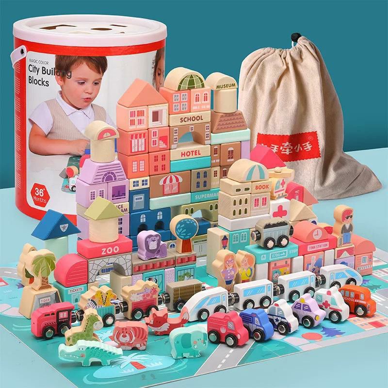 City building discount blocks 115 pieces