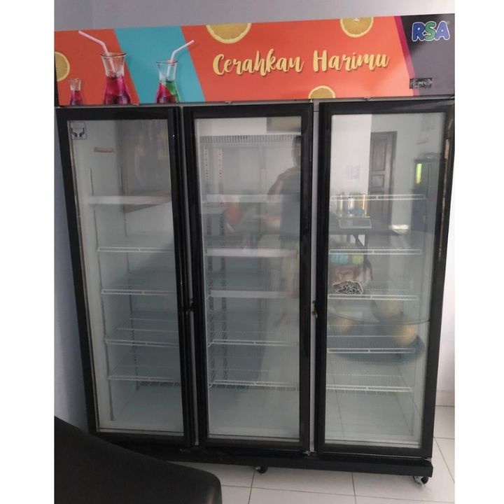 Jual SHOWCASE RSA AMETHYST DISPLAY COOLER LEMARI PENDINGIN 3 PINTU KACA ...