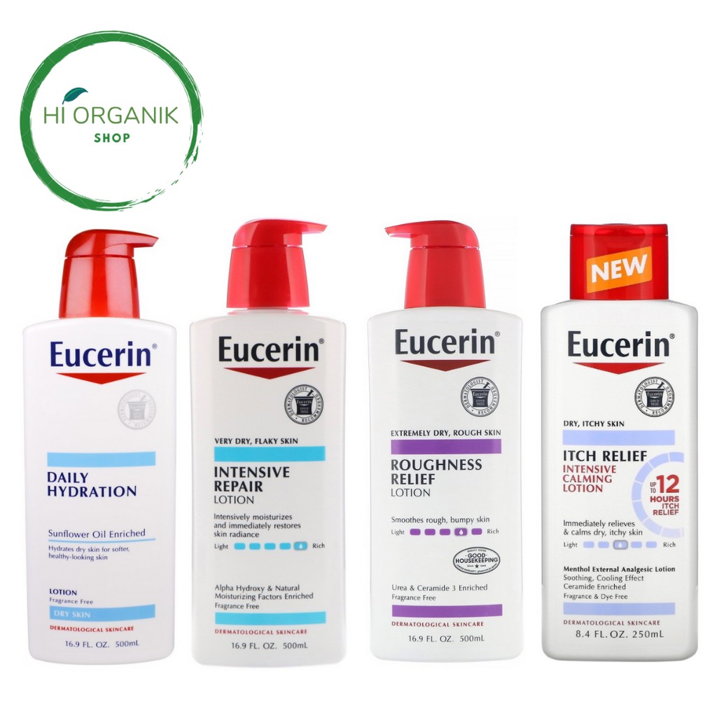 Jual Eucerin Daily Hydration ; Intensive Repair ; Roughness ; Itch