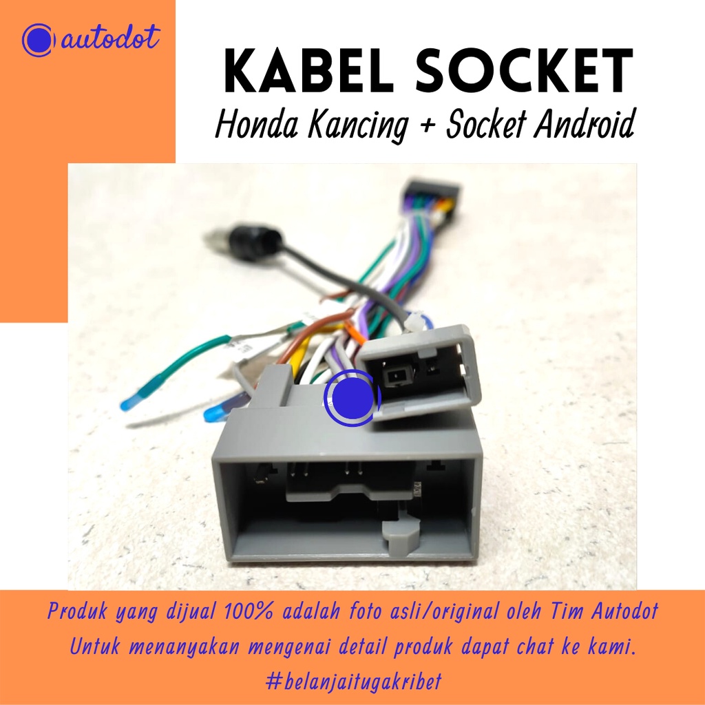 Jual Kabel Soket Headunit Honda Lama + Socket Antena Radio OEM Honda ...