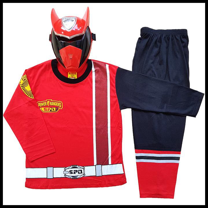 Jual PAKET HEMAT BAJU ANAK KOSTUM TOPENG SUPERHERO POWER RANGERS ...