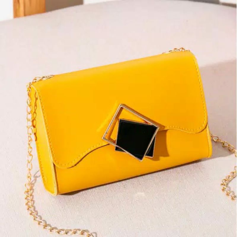 Jual TAS Selempang MG wanita kulit sintetis tebal tahan lama fashion