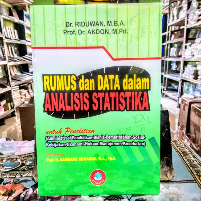 Jual Rumus Dan Data Dalam Analisis Statistik | Shopee Indonesia