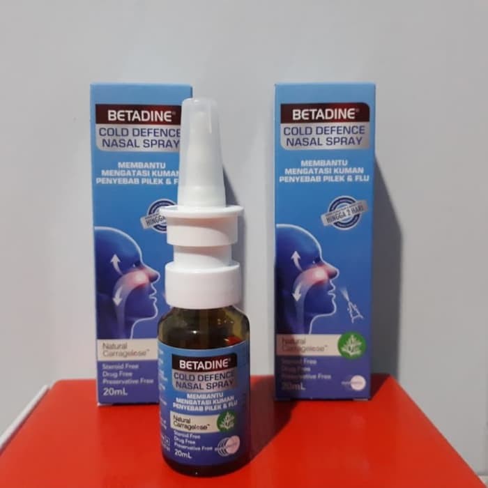 Jual Betadine Cold Defence Nasal Spray Adult 20ML | Shopee Indonesia