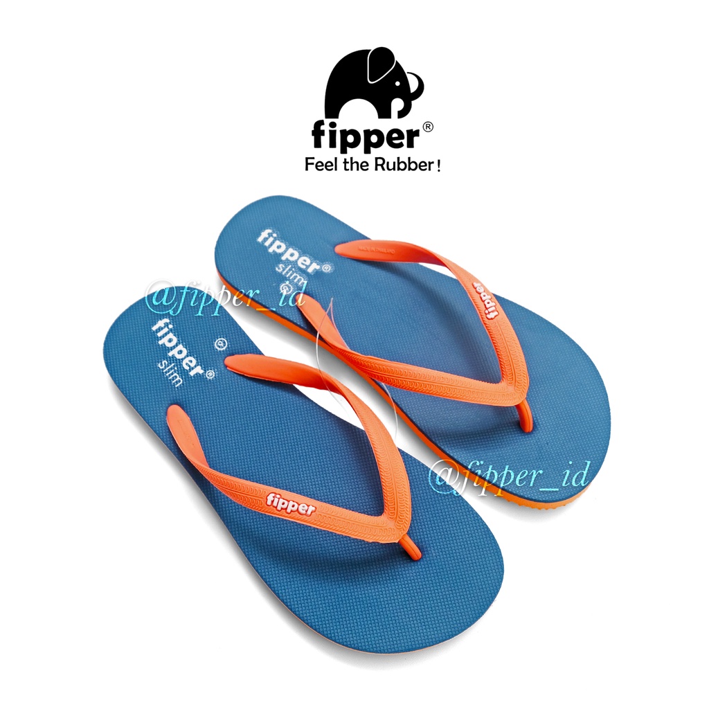 Jual Sandal Fipper Slim Original for Woman Ladies Blue Snorkel Peach Shopee Indonesia