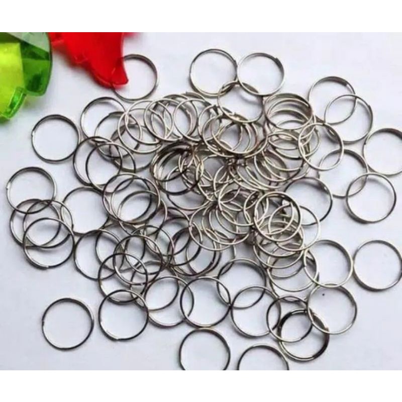 Jual Ring Rounce / konektor manik-manik / Ring anti karat warna nikel ...