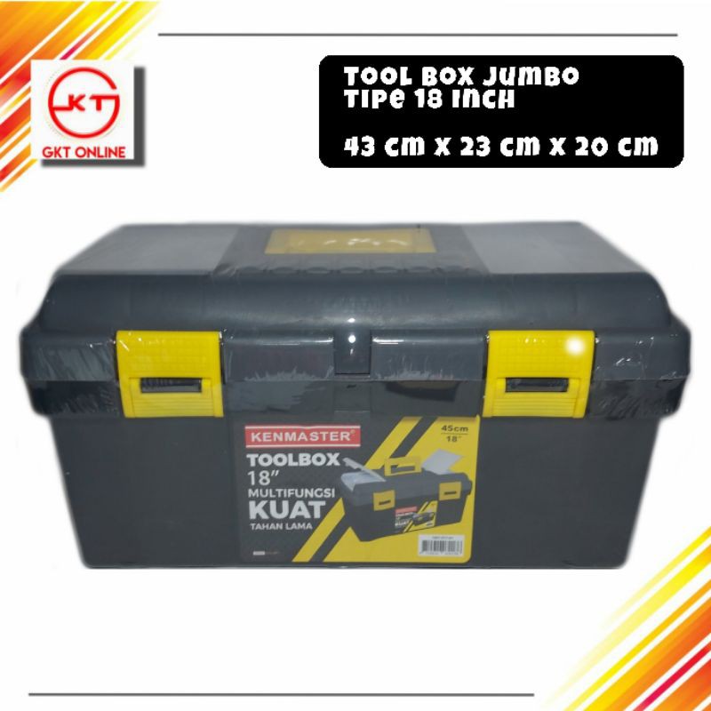 Jual Tool Box Kenmaster 18 Inch / Tool Bok Tempat Penyimpan Alat ...