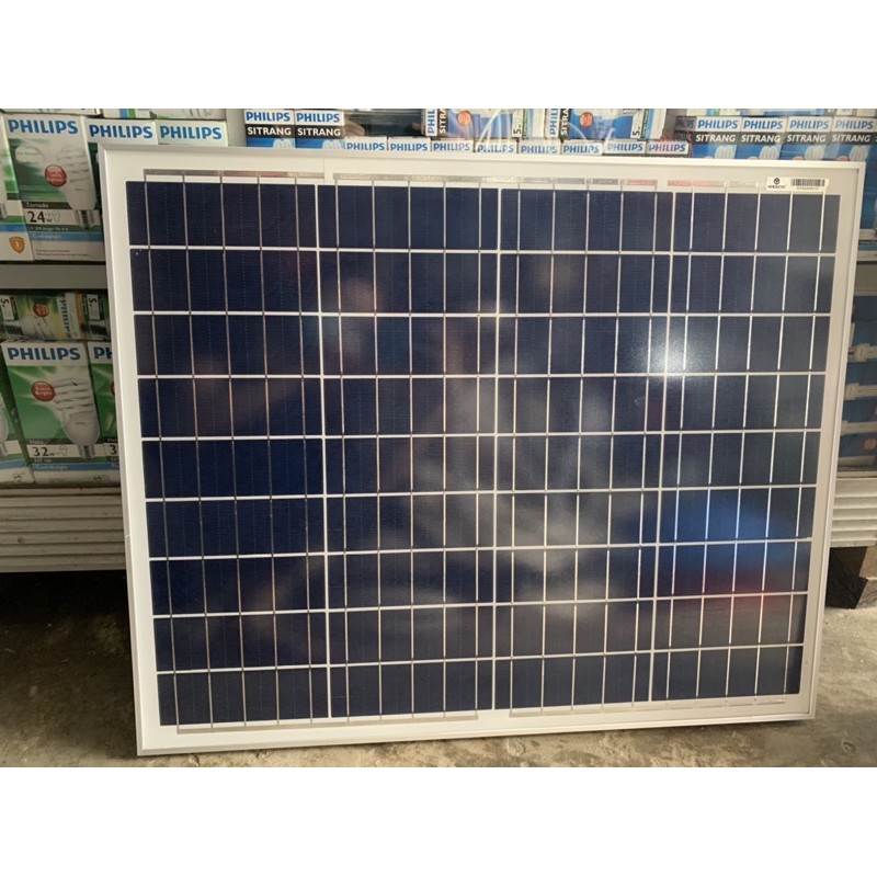 Jual PANEL SOLAR PANEL SURYA SOLAR 50WP 50 WP TENAGA SURYA CAS AKI ...