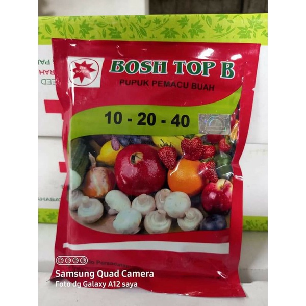 Bosh Top / Boshtop B 500gram  pupuk pemacu bunga buah anti rontok tinggi kalium dan nutrisi daun