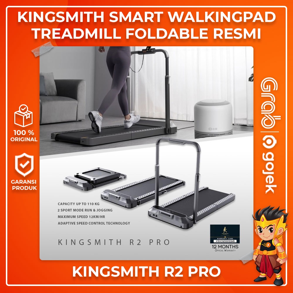 Jual KINGSMITH R2 PRO Walkingpad Foldable Smart Treadmill 2in1 Gym ...